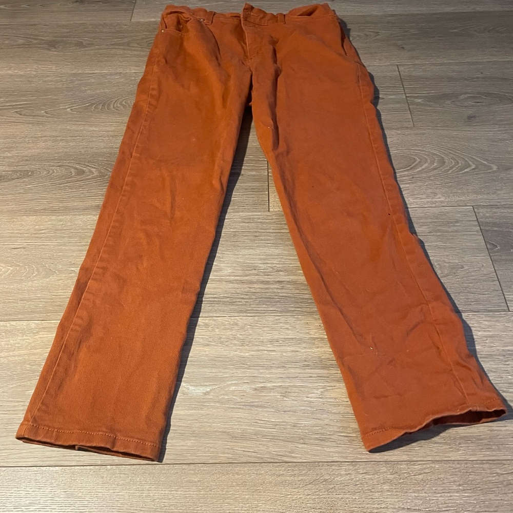 Orange jeans!